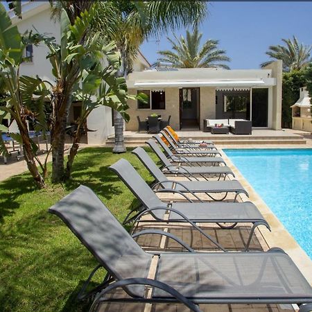 Soothing Sunset Villa With Private Pool, 200M From The Beach Perivolia Ngoại thất bức ảnh