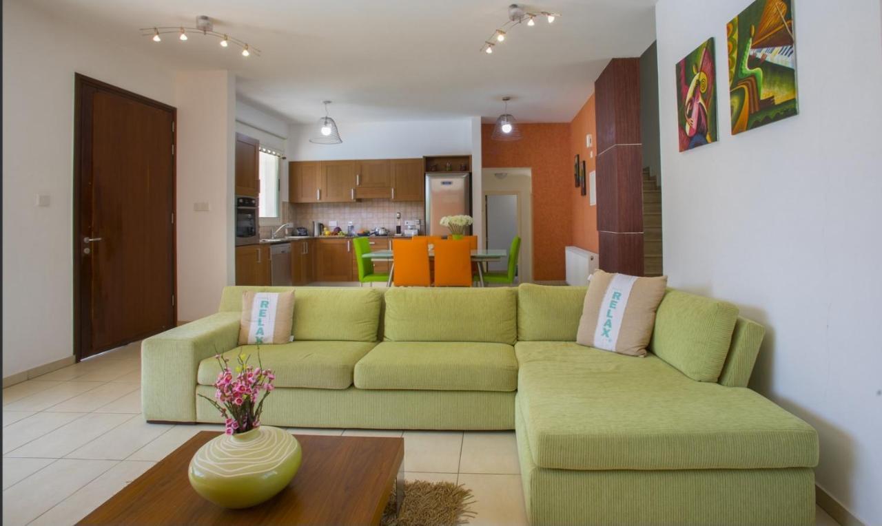 Soothing Sunset Villa With Private Pool, 200M From The Beach Perivolia Ngoại thất bức ảnh